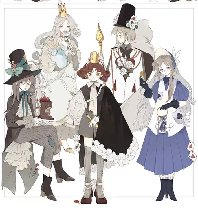 M1120.新七天 复古爱丽丝 マスキングテープ PET