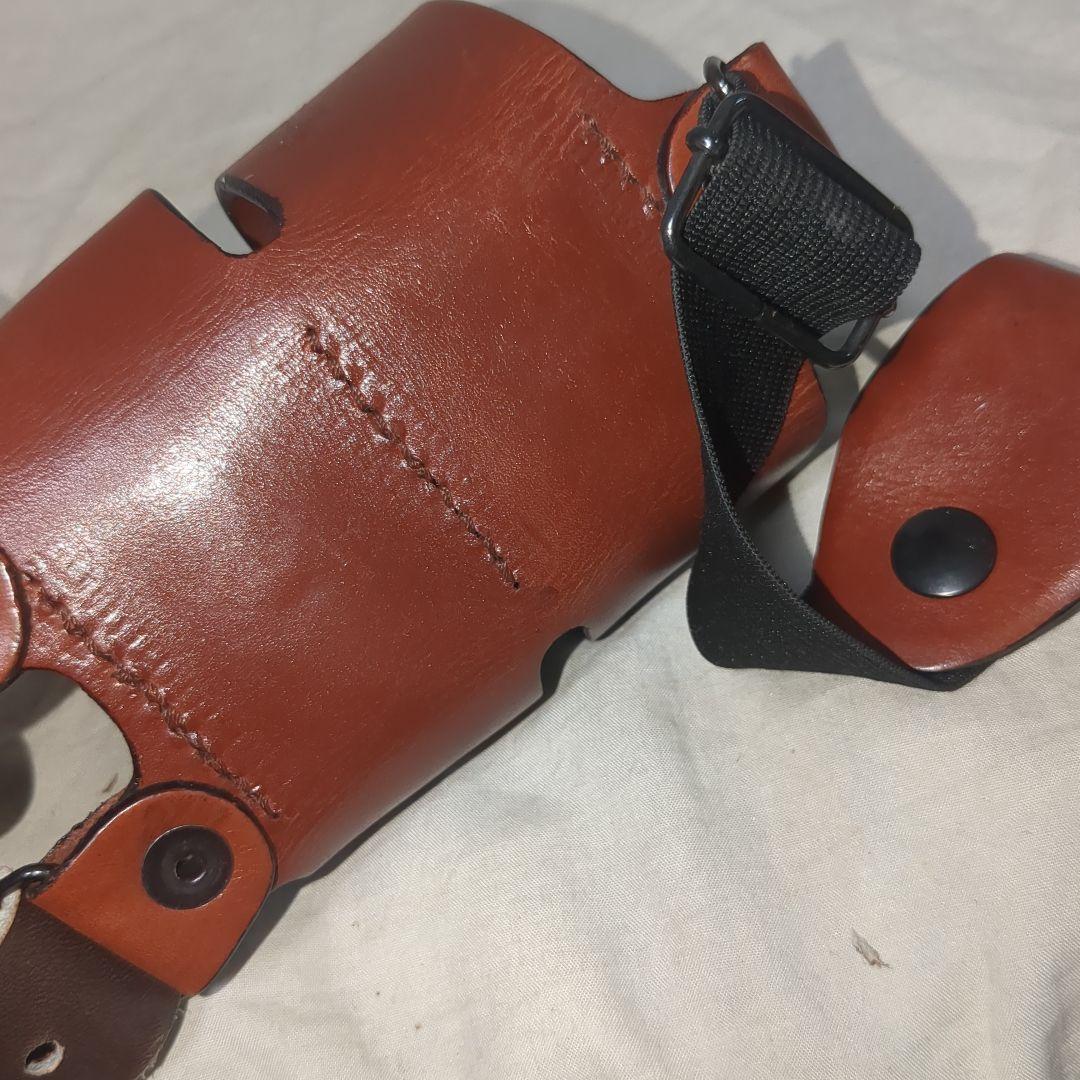 tagua gunleather実物　リボルバー用本革レザーショルダーホルスター