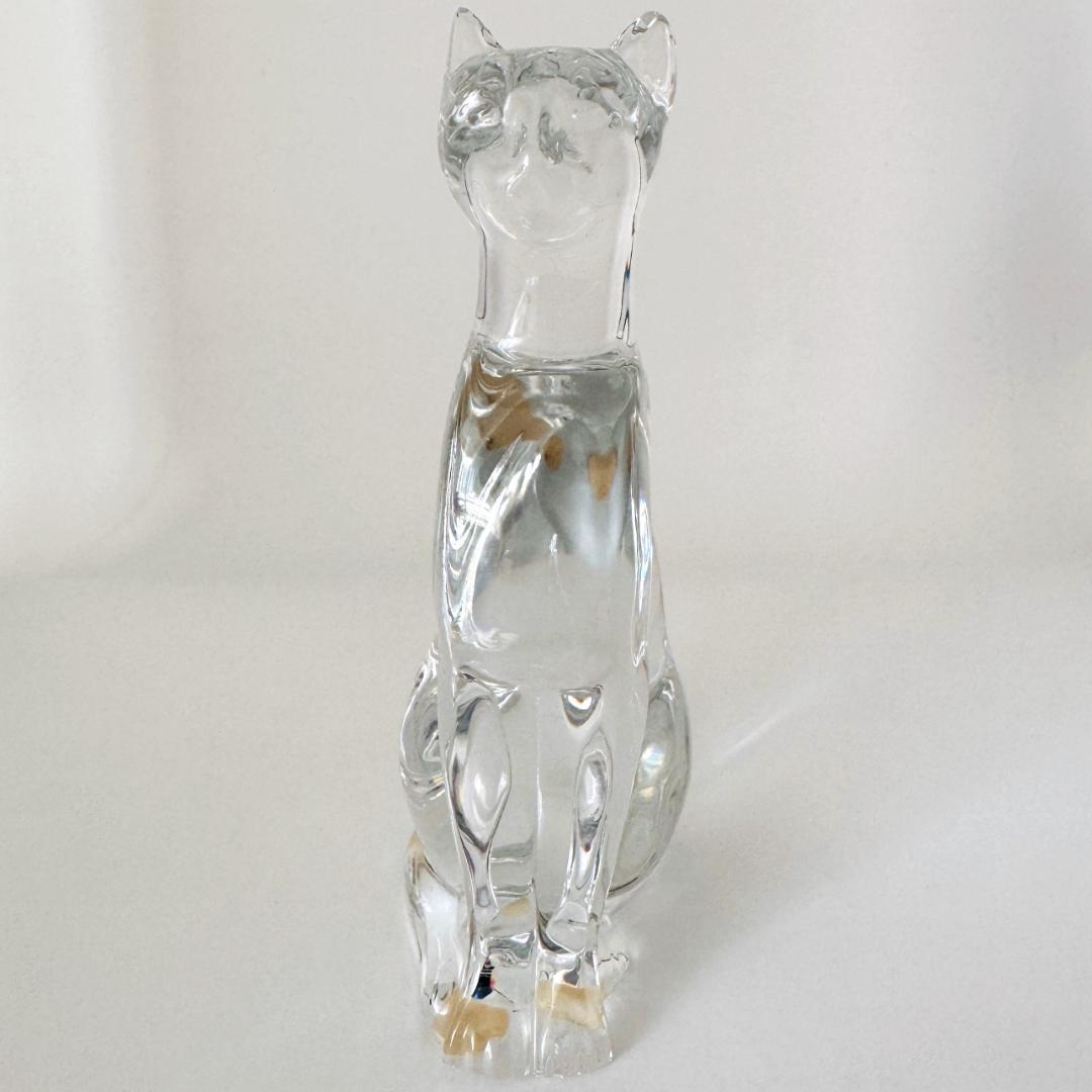 【バカラ】動物 猫 エジプト エジプシャンキャット 置物 インテリア★幸運/金運