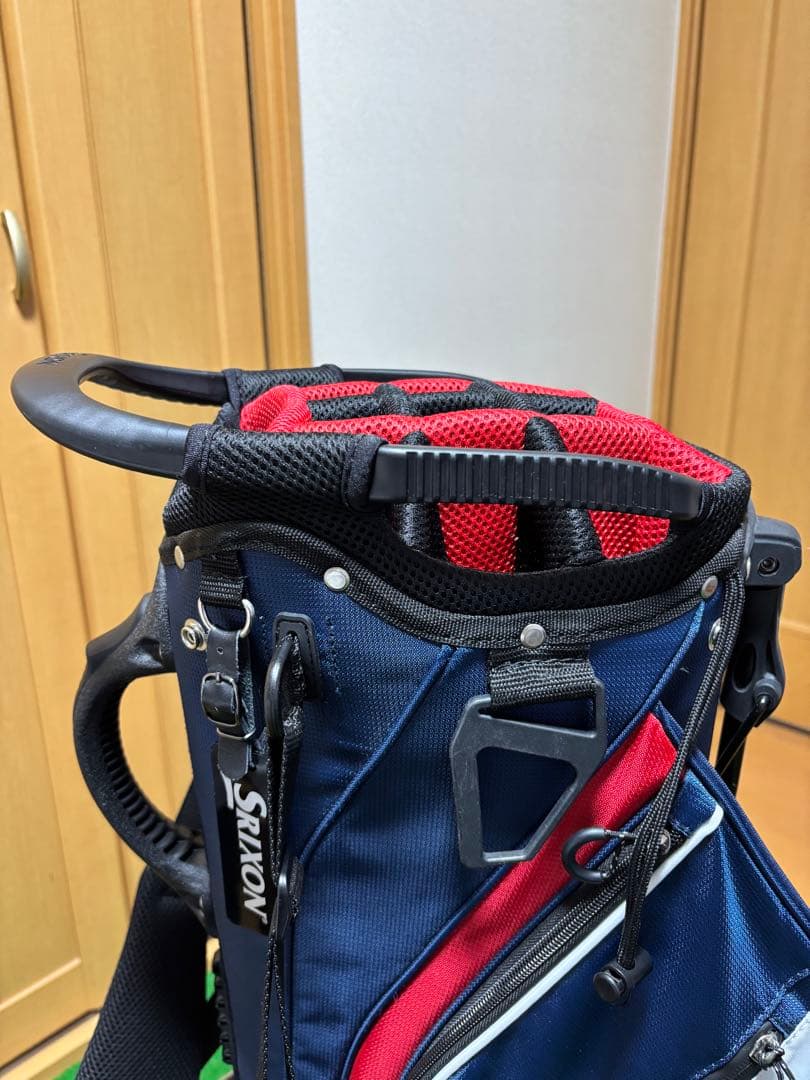 SRIXON キャディバッグ ネイビー/レッド