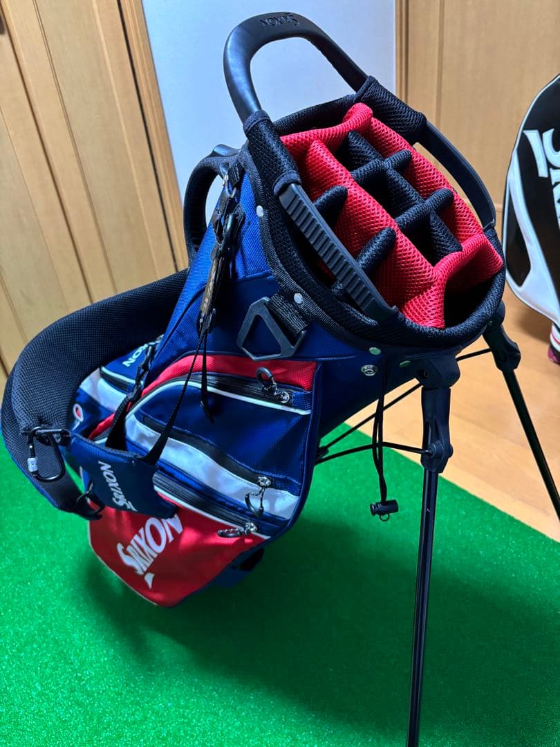 SRIXON キャディバッグ ネイビー/レッド