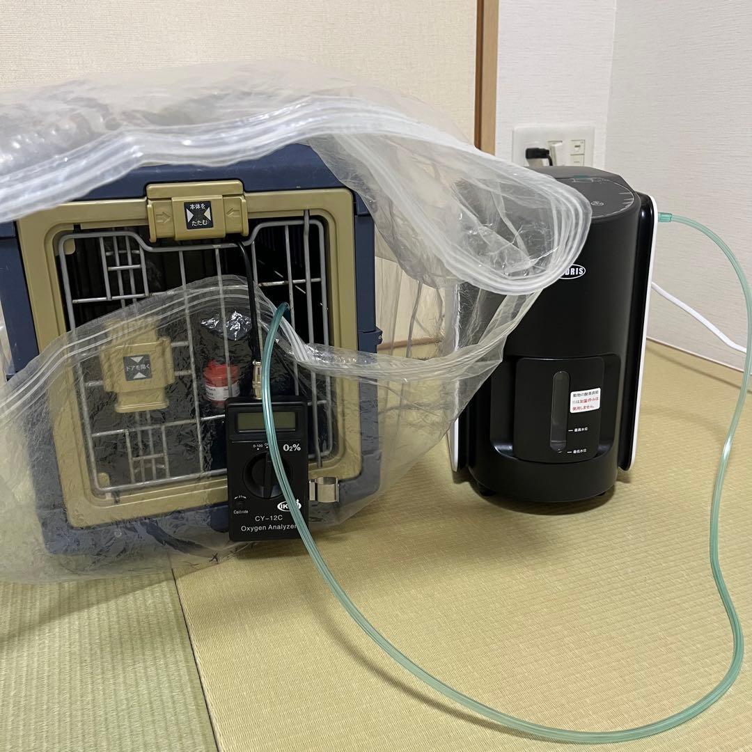 【美品】MEDRIS 酸素濃縮器＆酸素濃度計セット ペット 酸素室