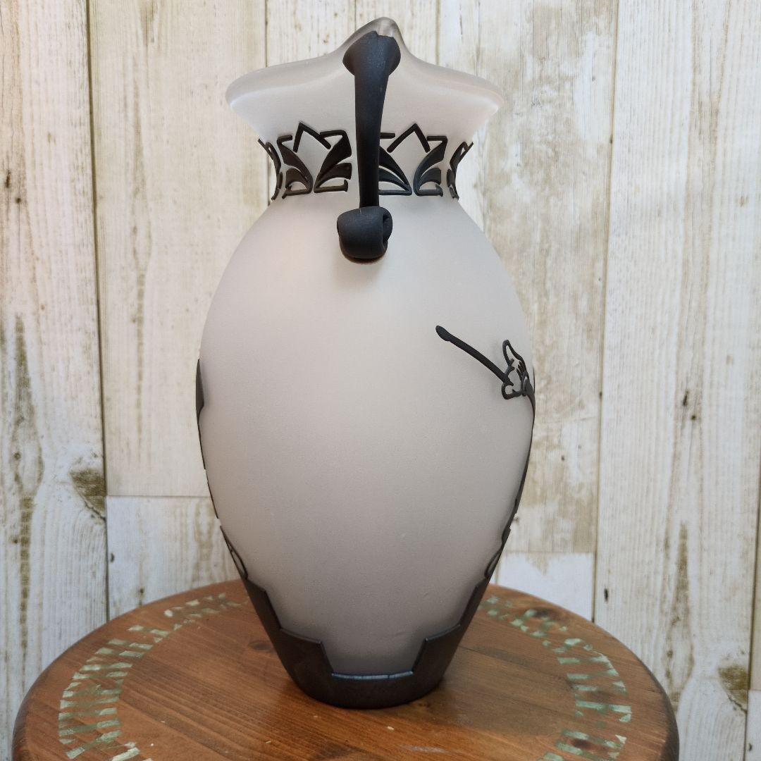 ミッキーマウス 花瓶 ガラス製　限定品