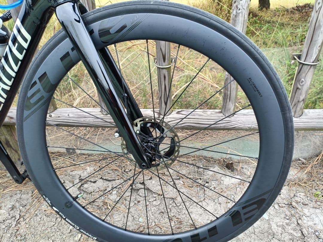 ELITEWHEELS EDGE カーボンホイール1347g50mm 前後セット