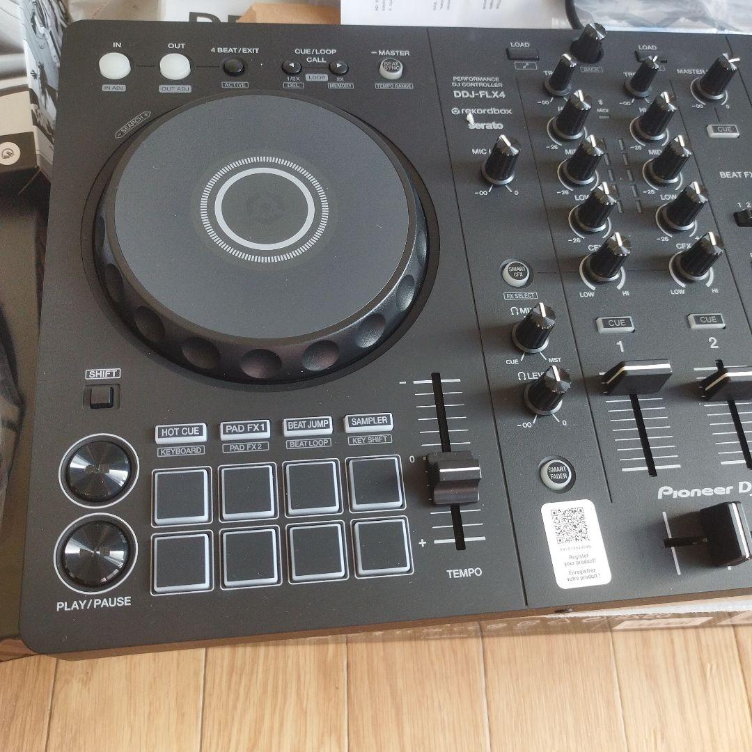 DJ機材 Pioneer ddj-flx4 & DJ HDJ CUE1