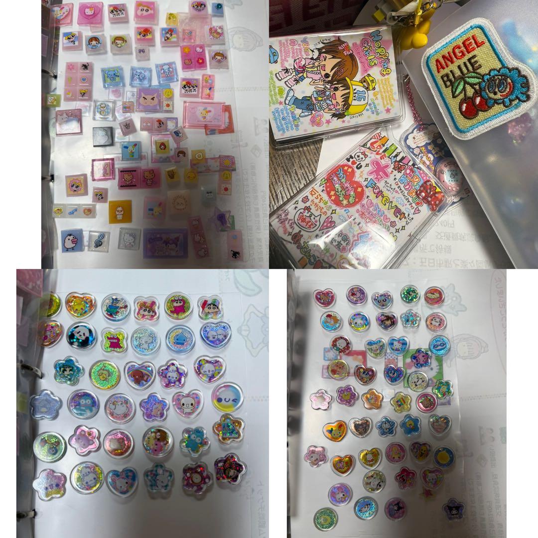 シール帳完成品 ボンボンドロップ ウォーターシール おはじき タイル 3冊セット