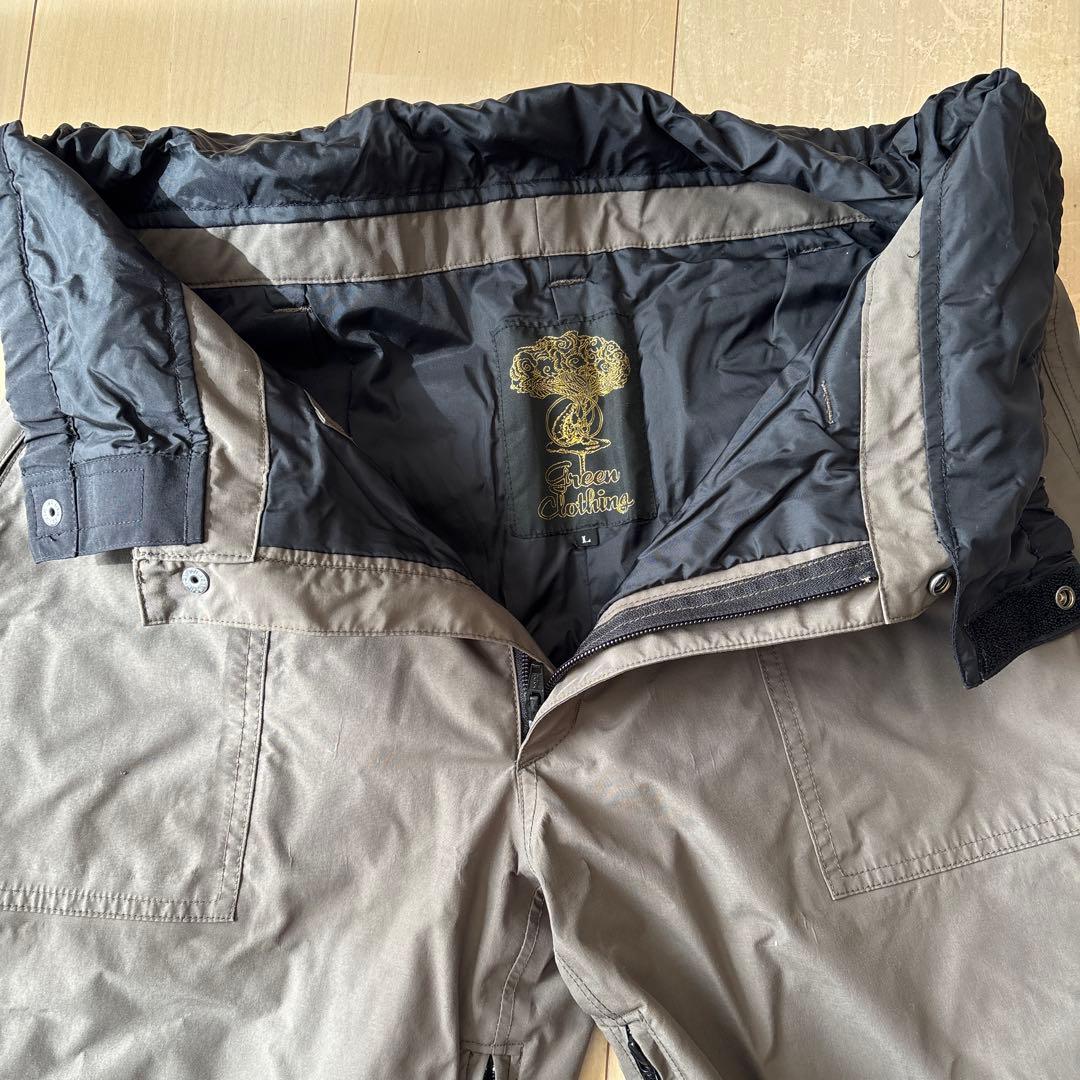 greenclothing 4pockets pants グリーン 4ポケ