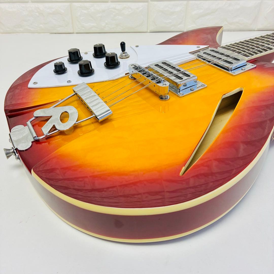 リッケンバッカー風 12弦ギター レフティ 24フレット