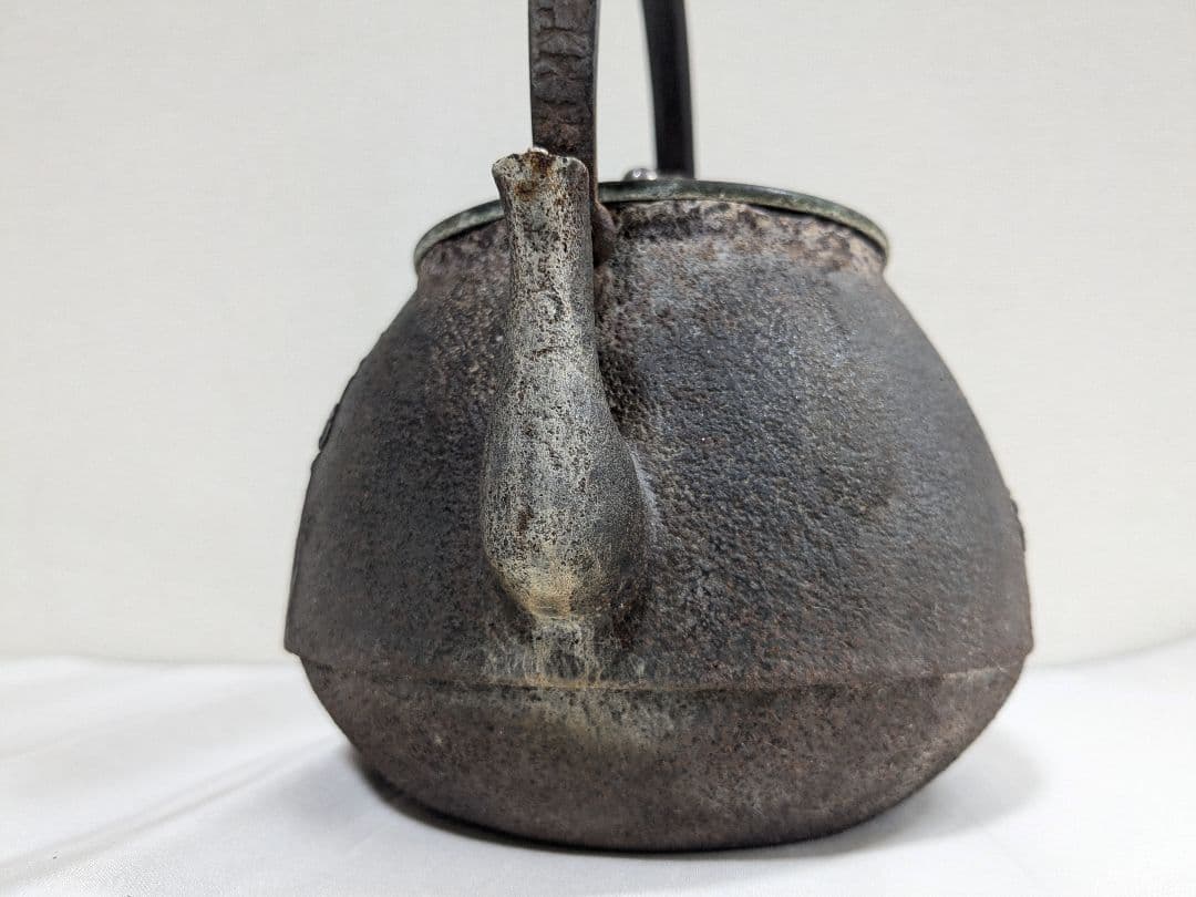 光玉堂 梅 鉄瓶 アンティーク ヴィンテージ 古道具 骨董