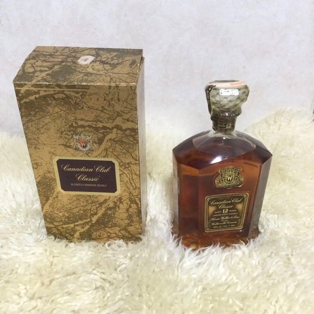 古酒 旧ボトル Canadian club classics12years.1L