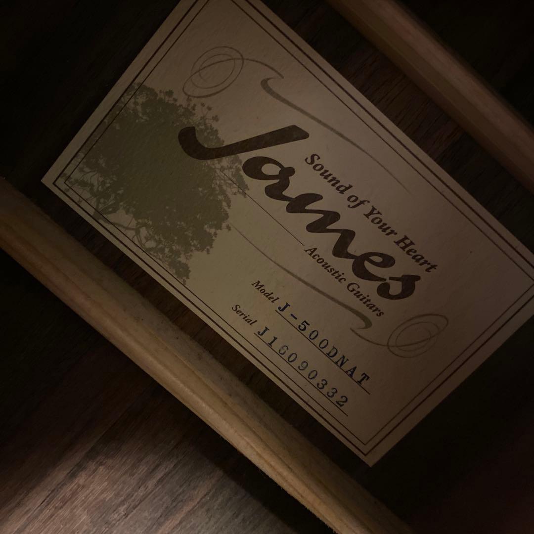 アコースティックギター　james