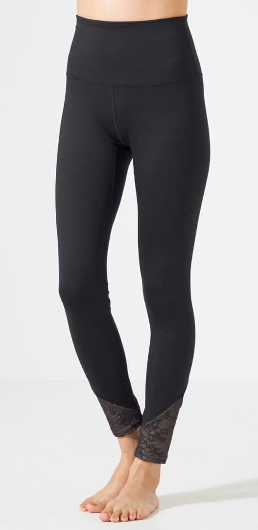 チャコット　アンクルレースレギンス　新品未使用　タグ付き　Lサイズ