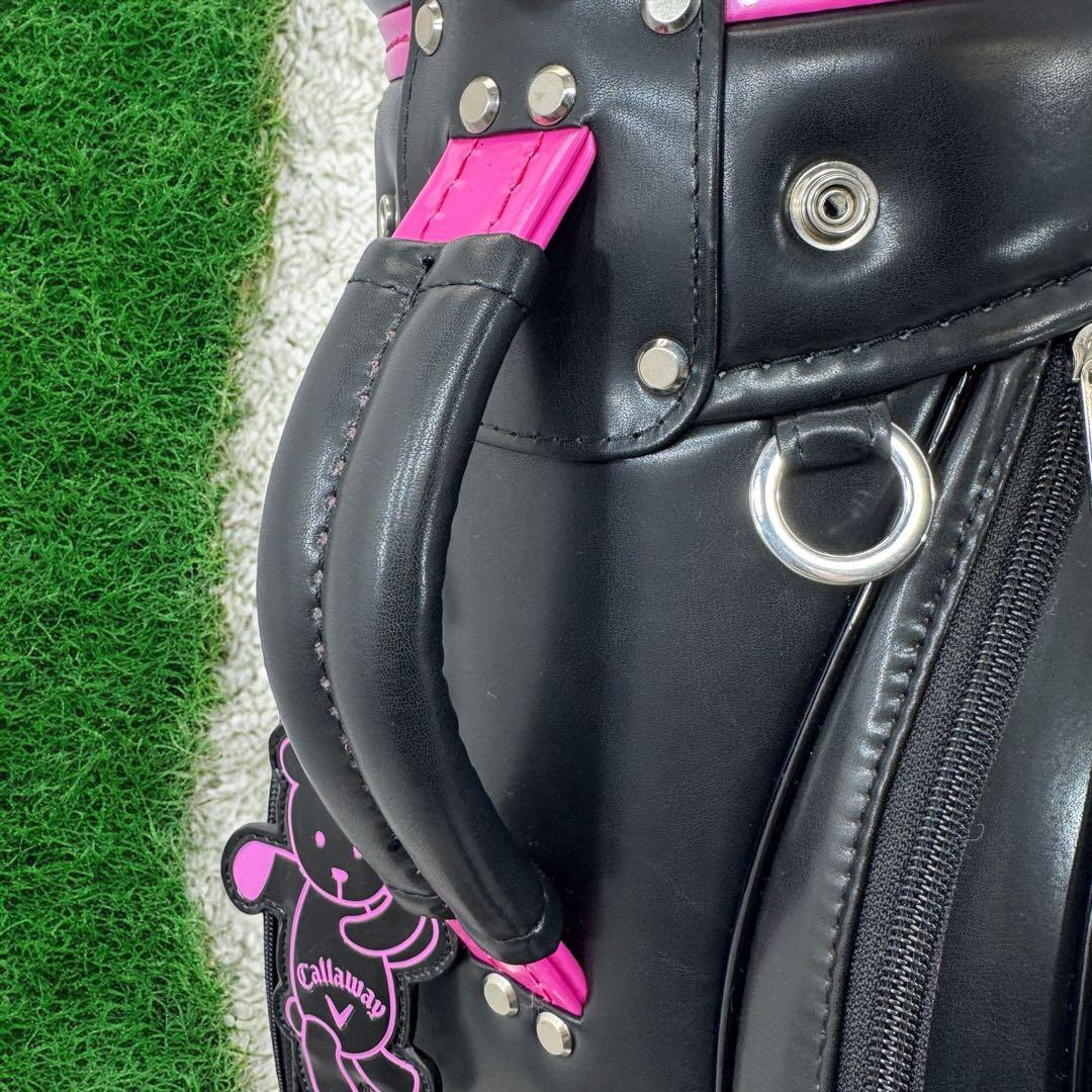 未使用品！callaway キャロウェイ キャディバック ゴルフバッグ黒 ピンク