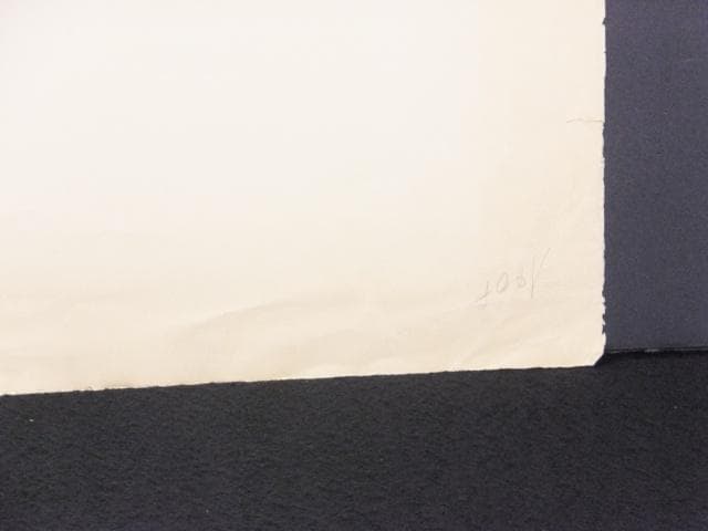 現代美術 菅井 汲　直筆サイン『個展ポスター』リトグラフ 1976年 0723I