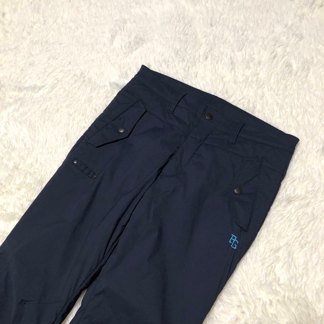 美品 パーリーゲイツ パンツ ネイビー 中綿 暖パン ウォームパンツ 4 秋冬