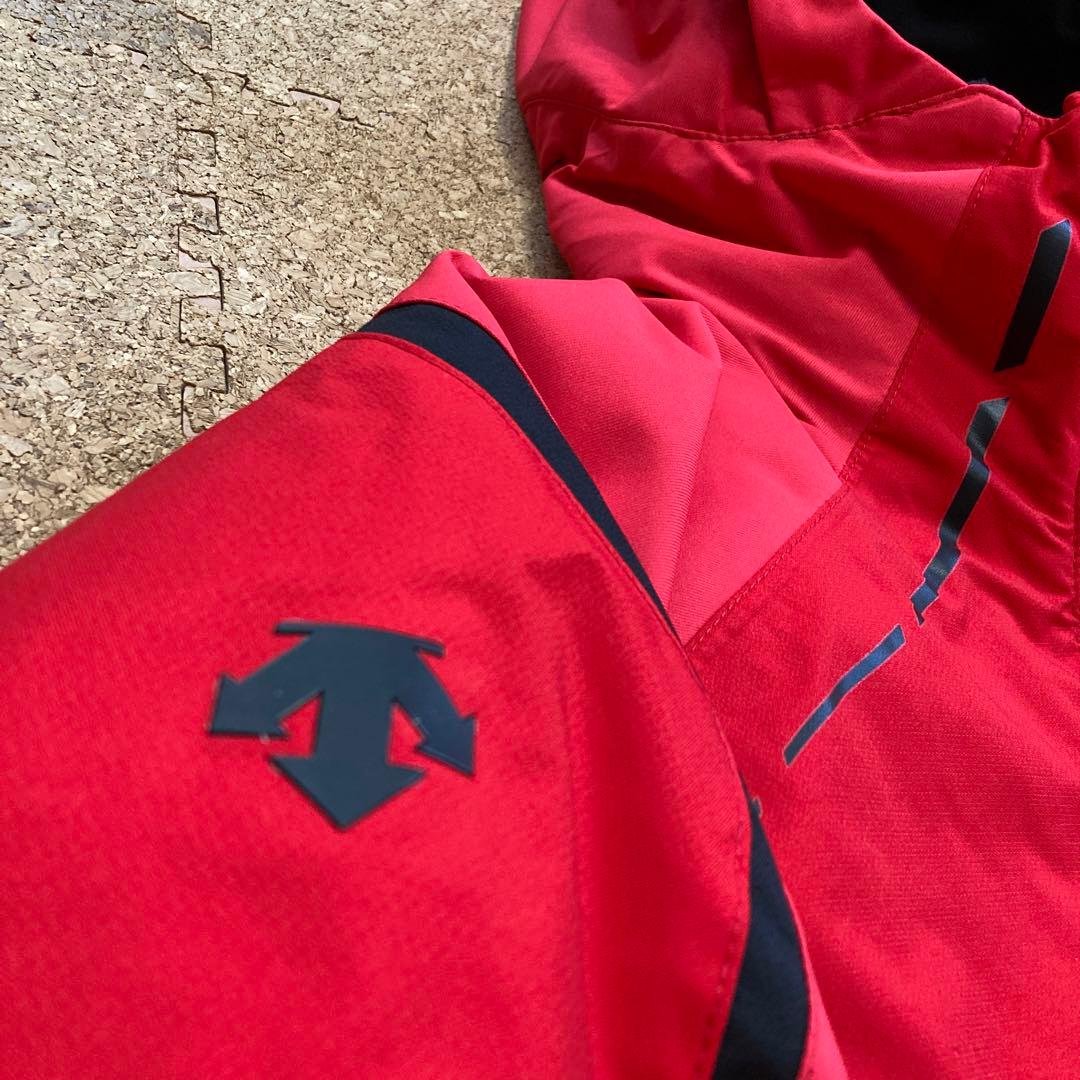 【美品】デサント DESCENTE スキーウェア スキー ジャケットMメンズ 赤