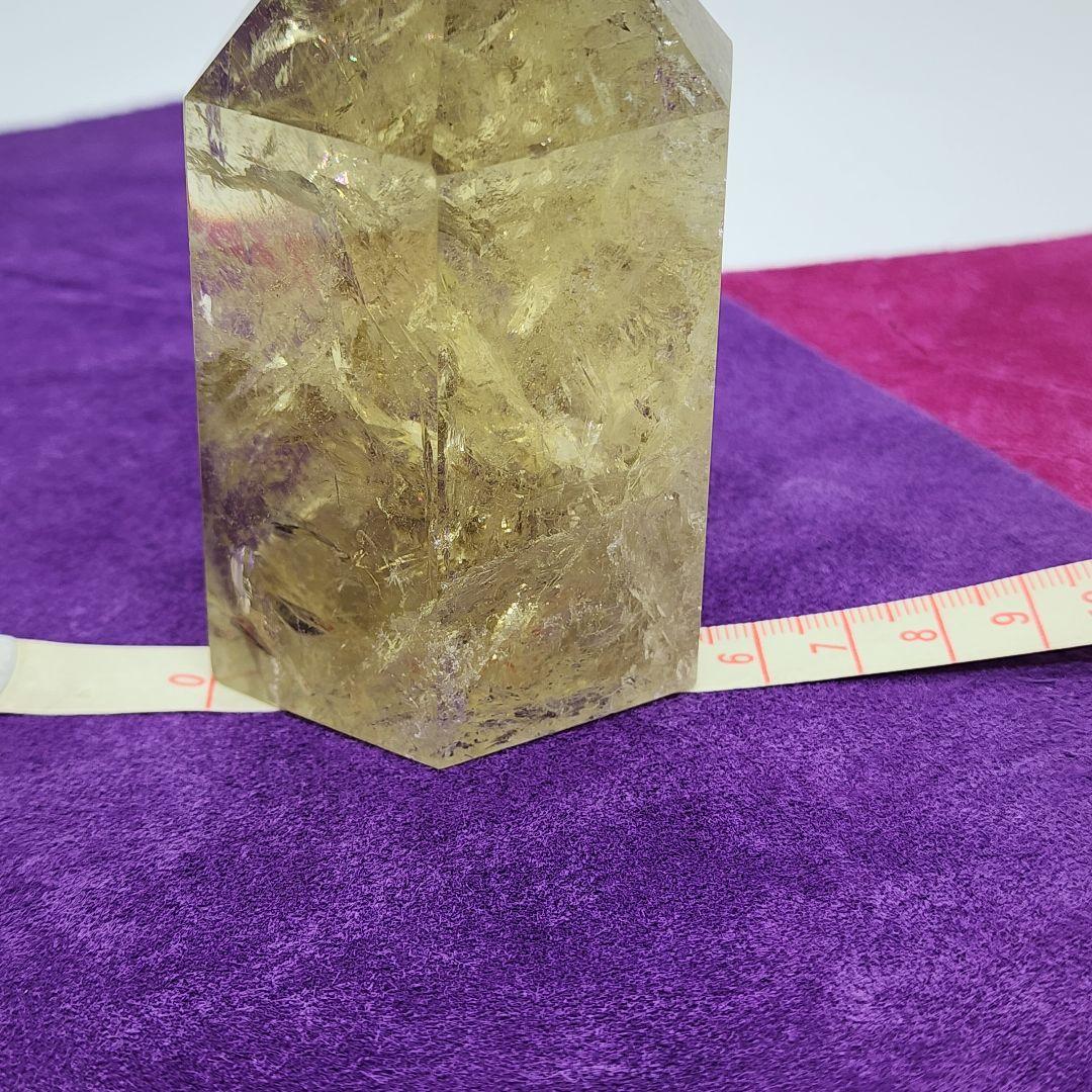 天然シトリン 黄金の輝き＆レインボー 商売繁盛・金運アップ