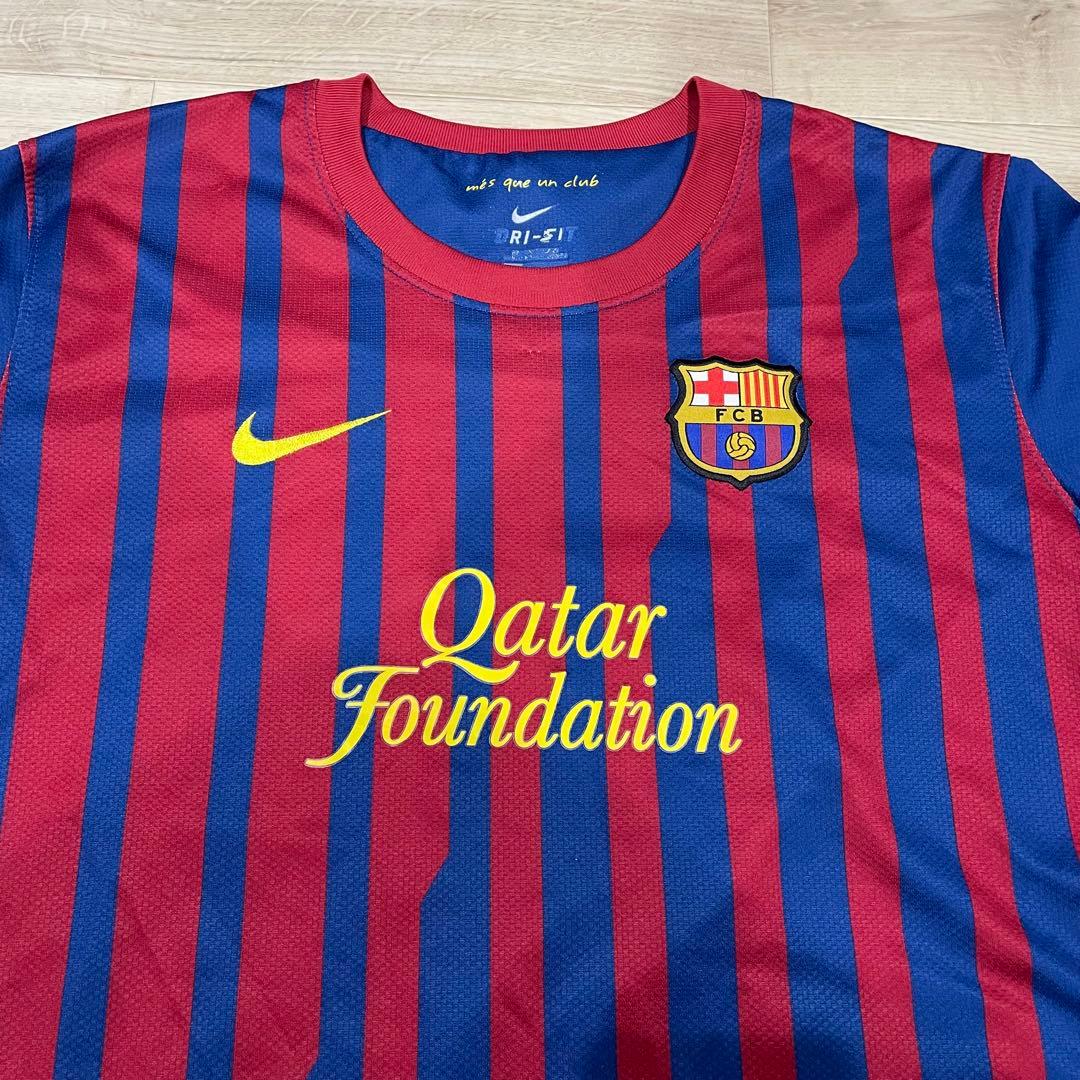 Nike FC Barcelona ストライプシャツ Mサイズ