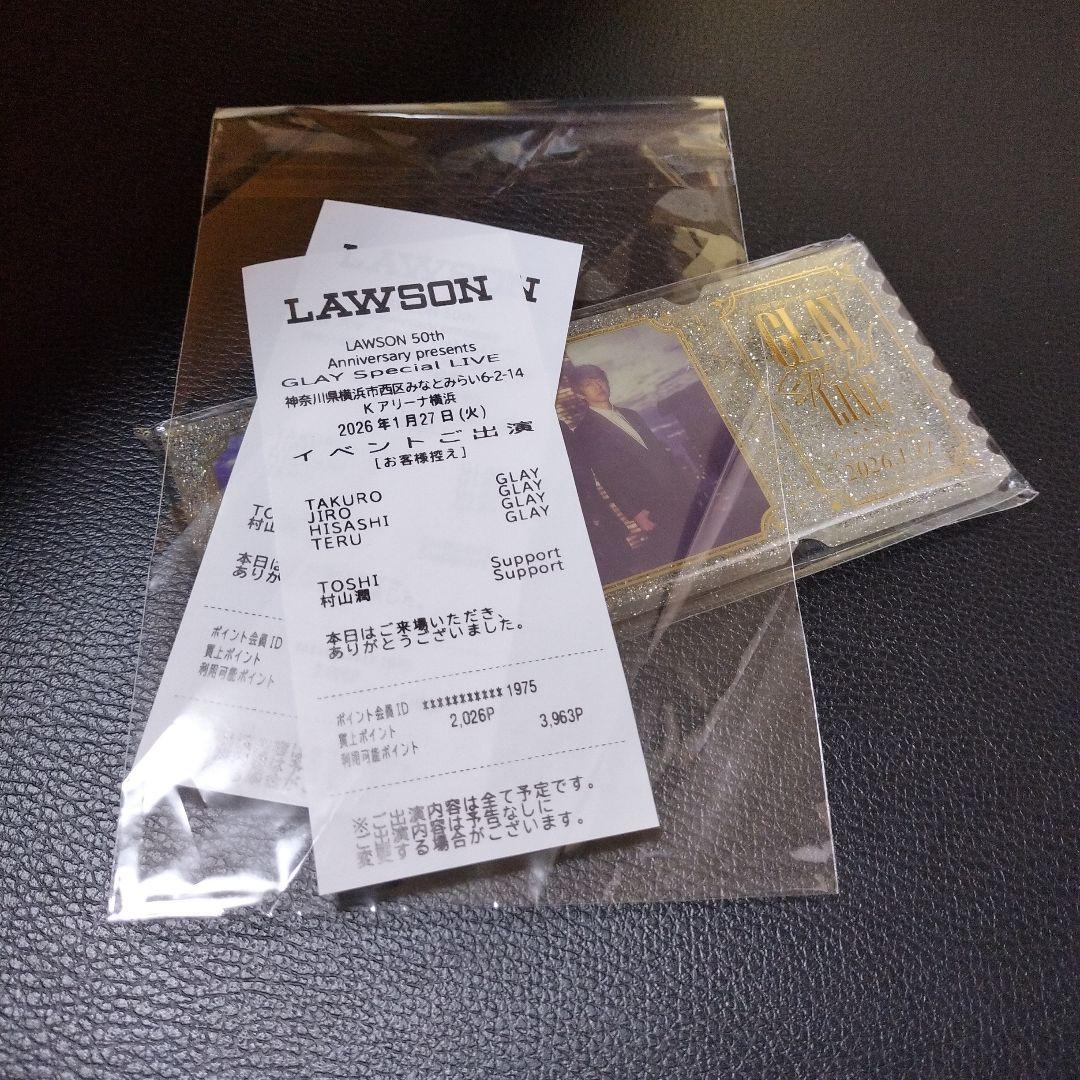 GLAY Special LIVEアクリルブロック Kアリーナ