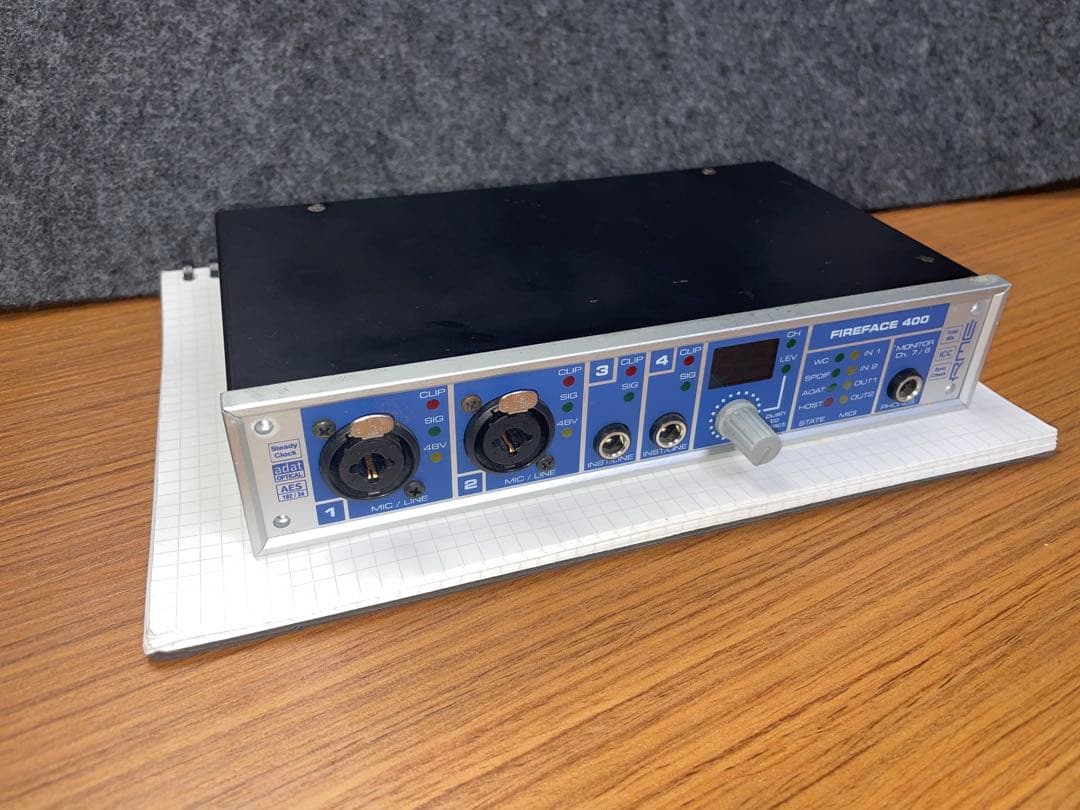 RME Fireface 400 通電確認済み 本体のみ