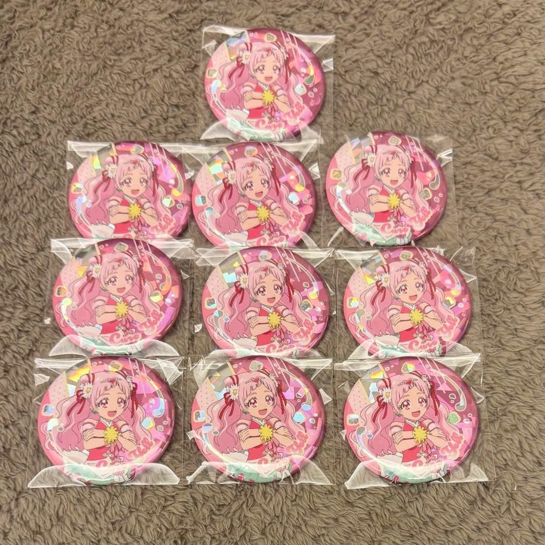 プリキュア プリティストア出張店先行 ホログラム缶バッジ キュアエール
