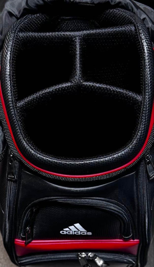 ADIDAS ゴルフキャディバッグ ブラック