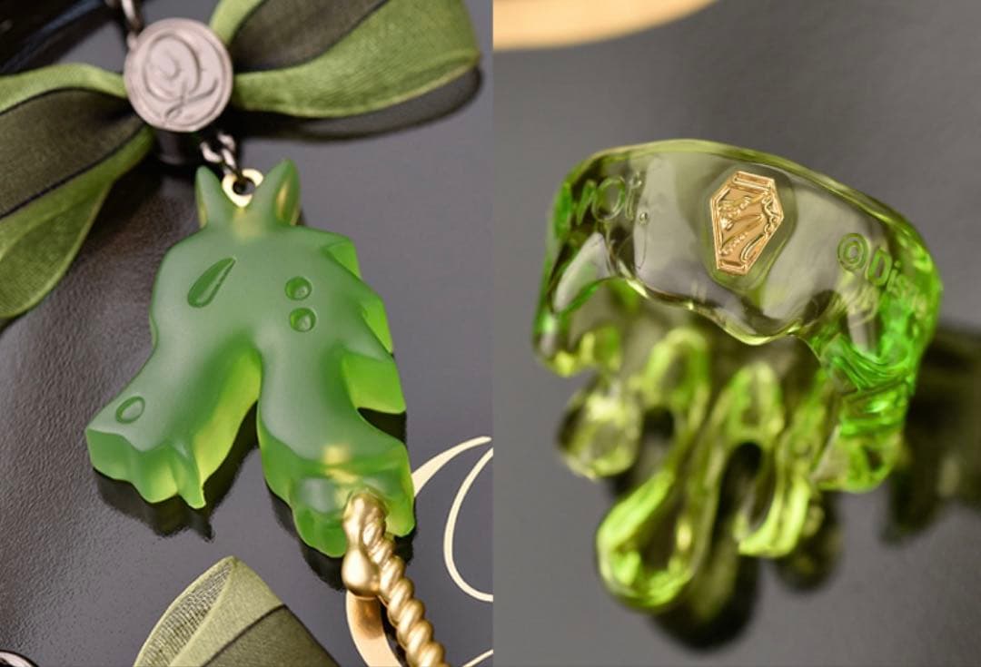 Q-pot ツイステ　マレウス　バッグチャーム　リング