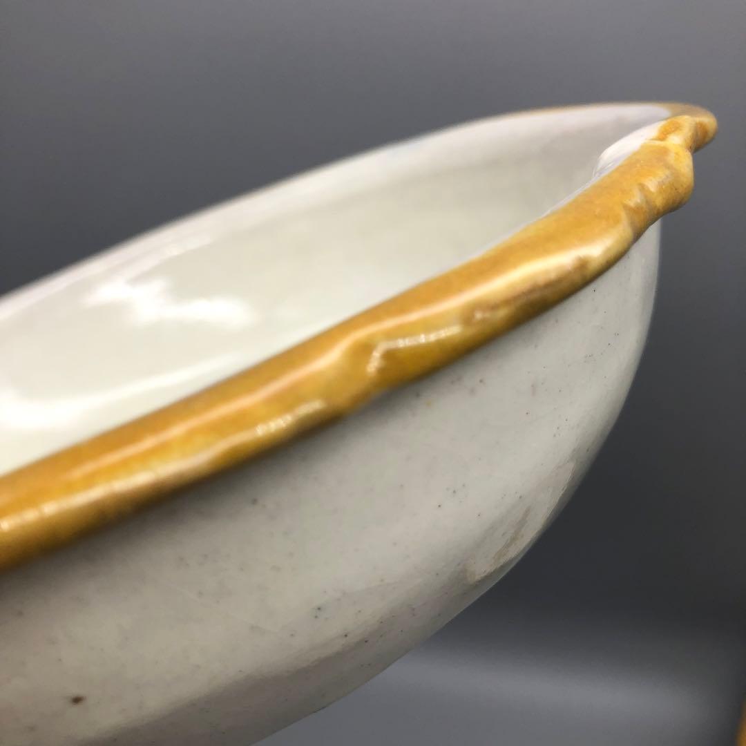 メキシコプエブラタラベラ焼ビンテージ陶器伝統工芸バード鳥ボウル鉢19cm5点B