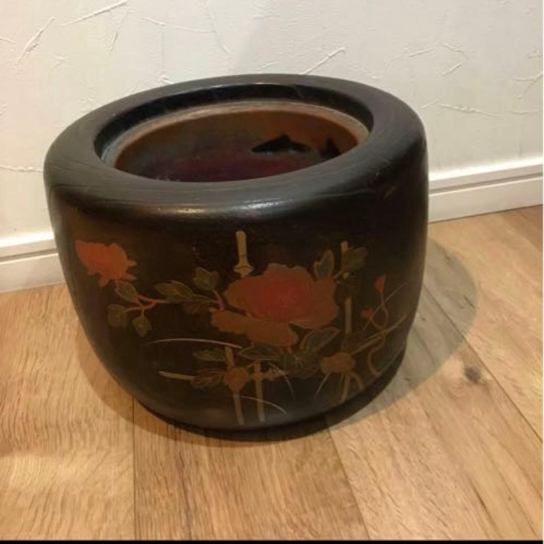 桐漆工芸上坂　火鉢♡アンティーク♡お洒落