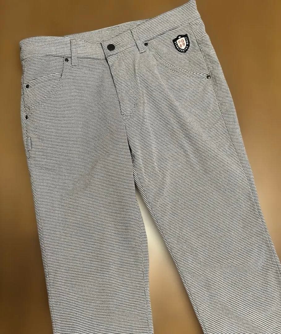 パーリーゲイツ ドビー ＥＸストレッチ 秋、冬ゴルフパンツ吸湿発熱素材　メンズ