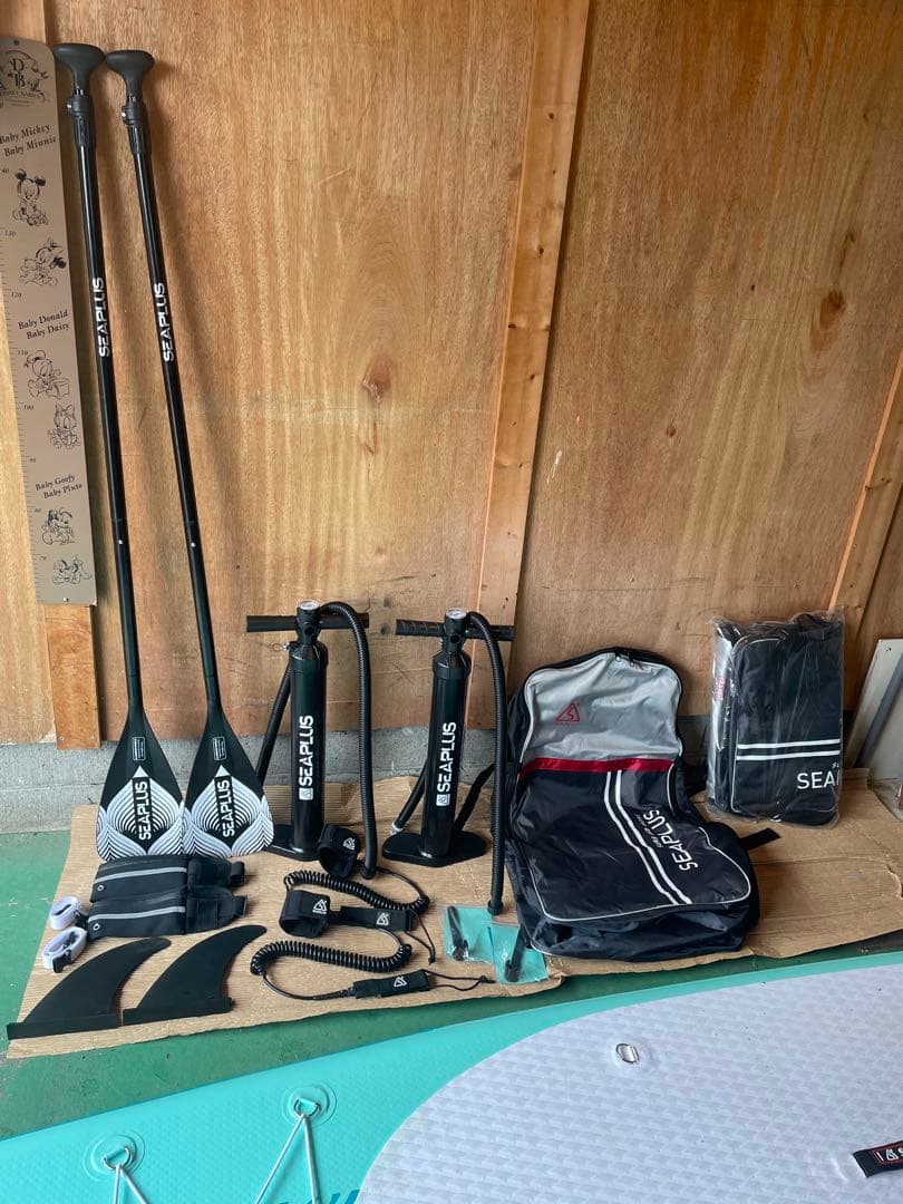 【手渡し可】★SEAPLUS★インフレータブルサップボード×2セット★初心者★