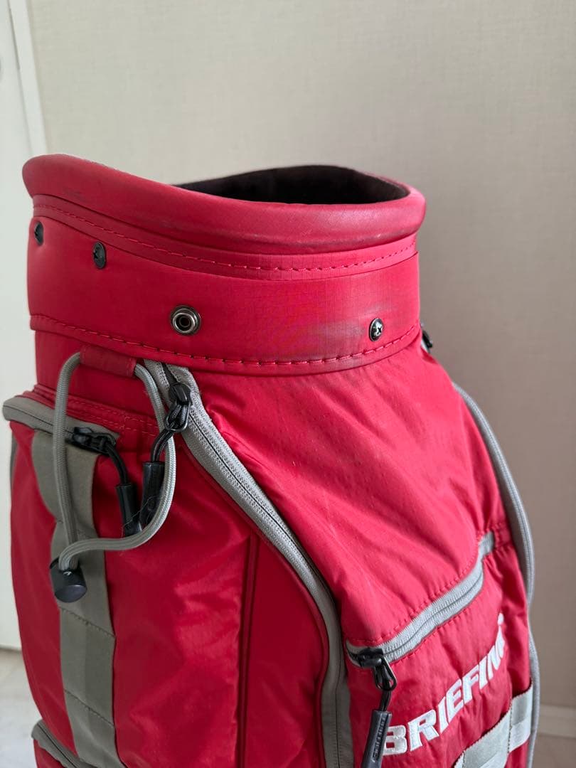 BRIEFING ブリーフィング キャディーバッグ　レッド