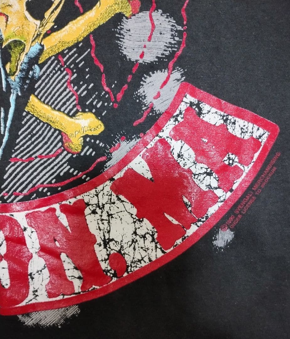 キムタク着用 エアロスミス パンプツアー'90 パスヘッド Tシャツ L