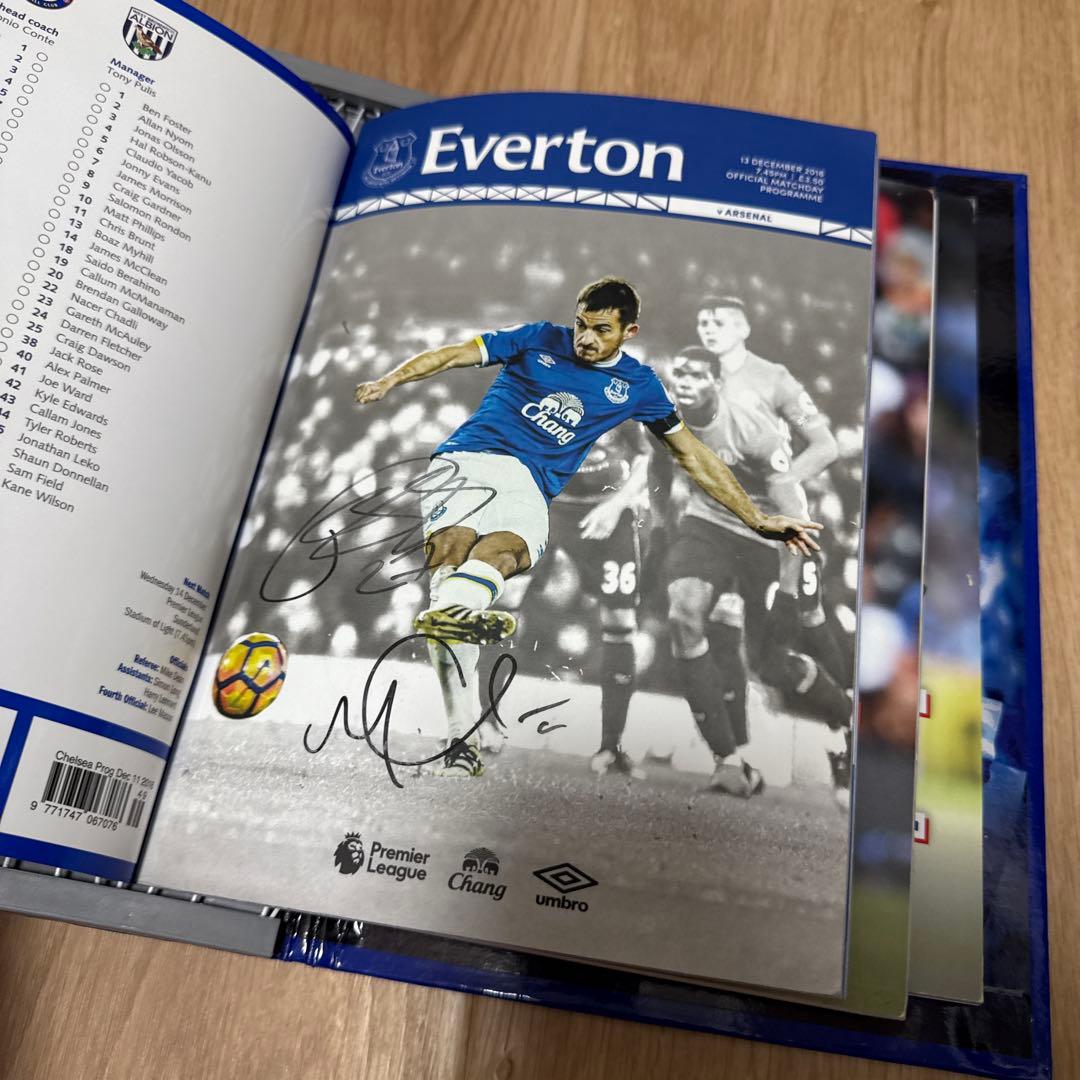 チェルシー、マンチェスターユナイテッドなどマッチデープログラムセット