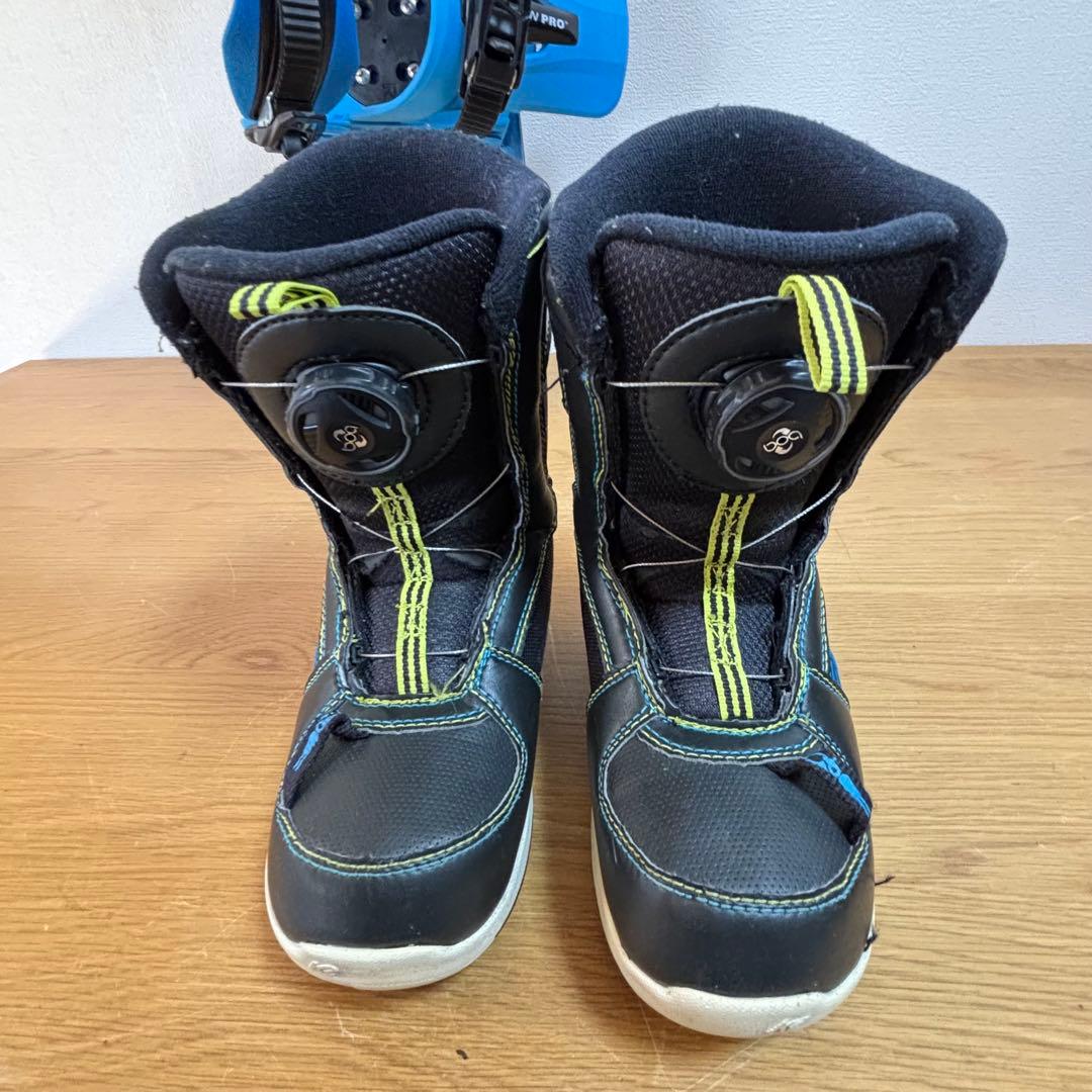 ジュニアスノーボード ZUMA 90cm BOA 18.5cmブーツ付き