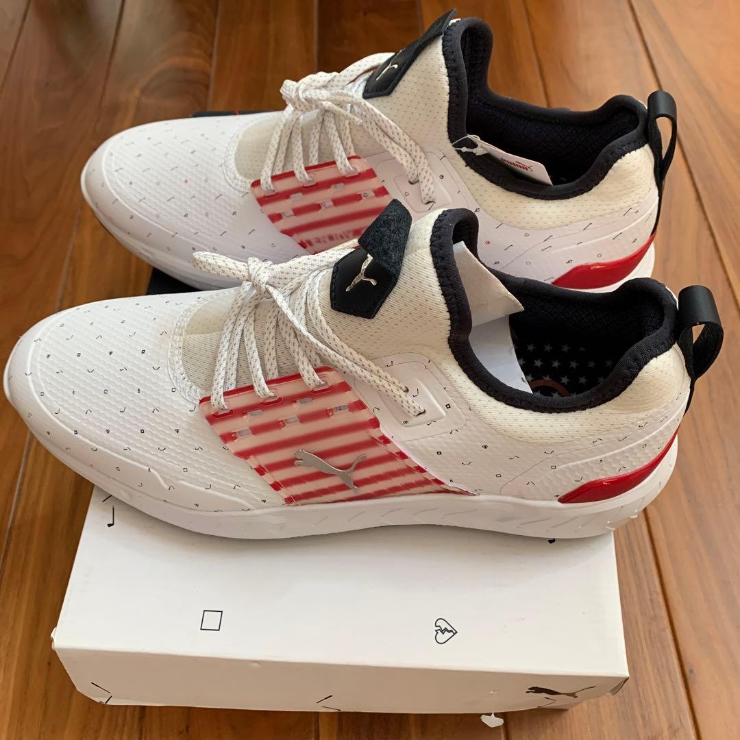 がく　新品未使用 限定モデルPUMA ゴルフシューズ 29.5㎝