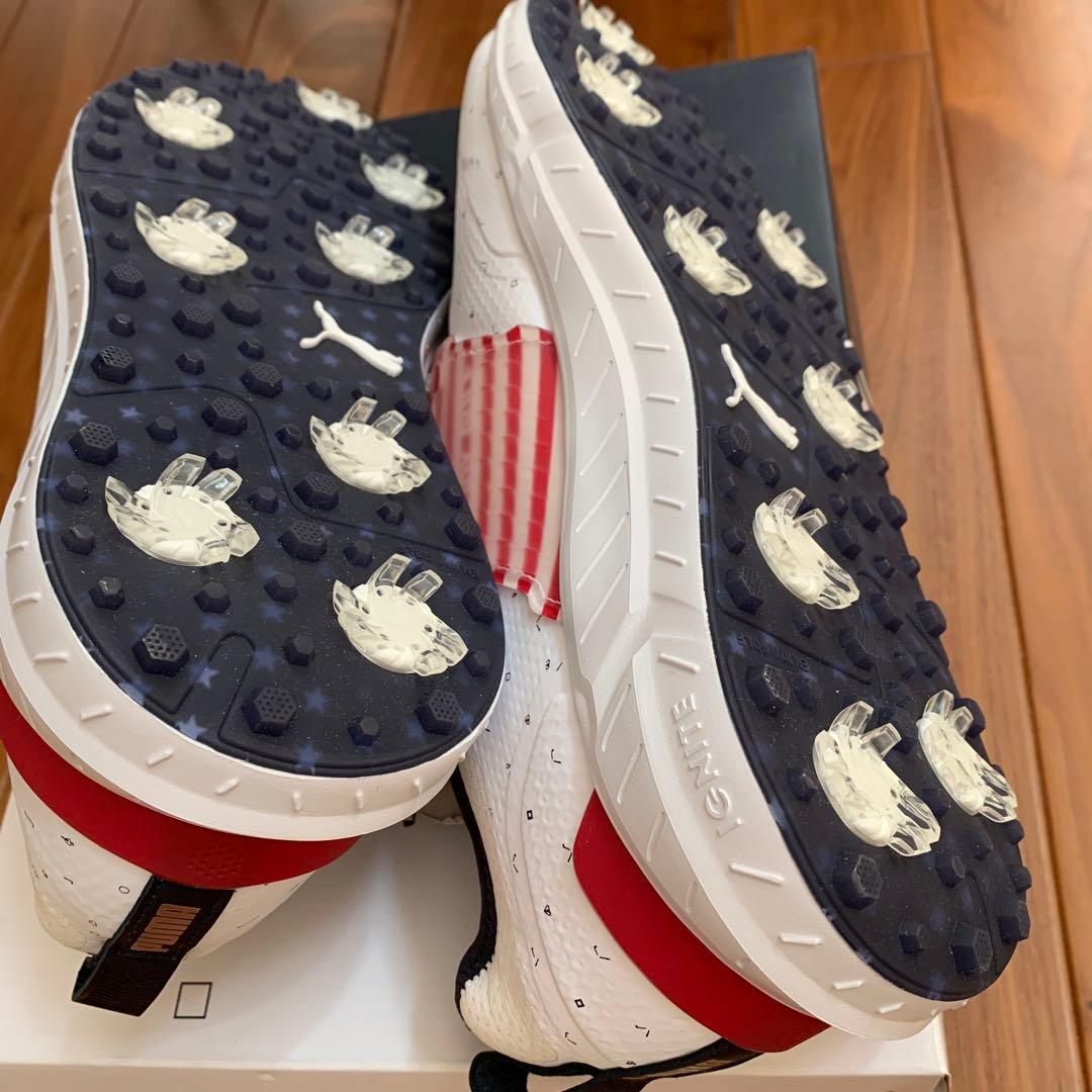 がく　新品未使用 限定モデルPUMA ゴルフシューズ 29.5㎝