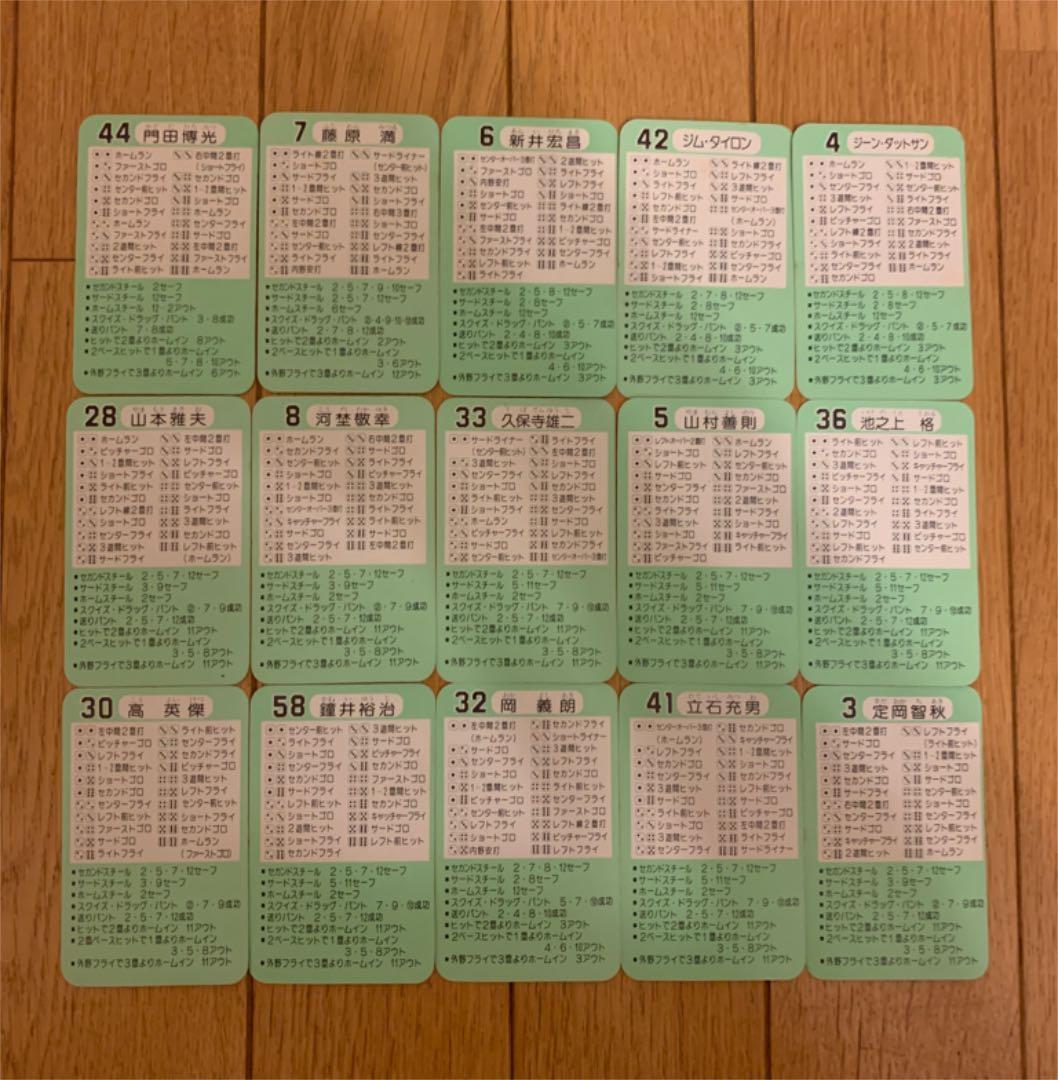 タカラプロ野球カードゲーム 昭和レトロ57年度 南海ホークス