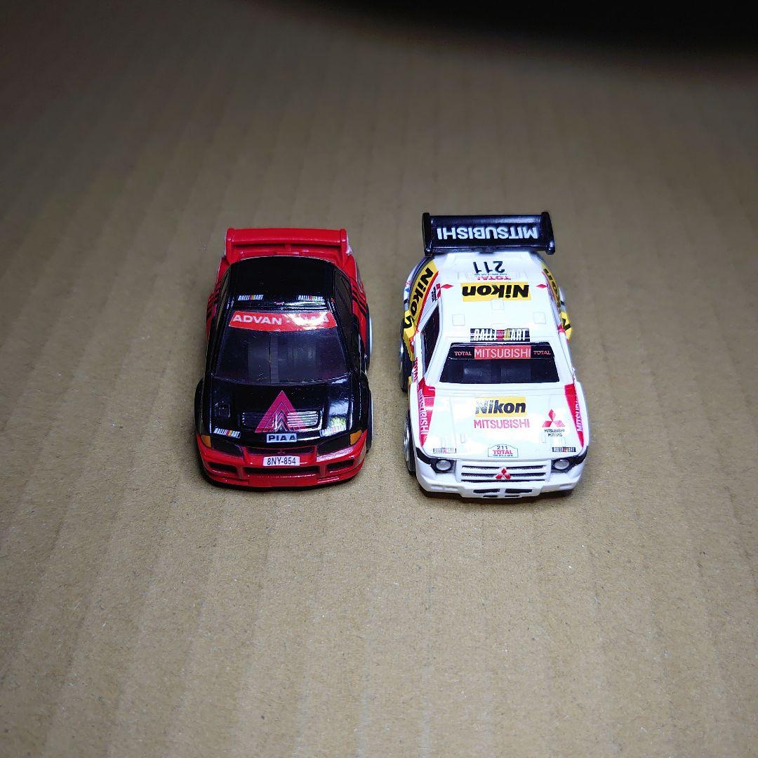 チョロQ　パジェロ　ランサーエボリューション レースカー 2台まとめ売り