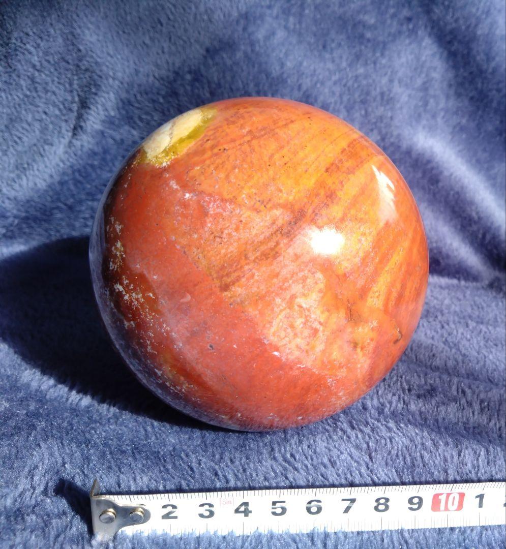 赤玉石 直径約12cm
