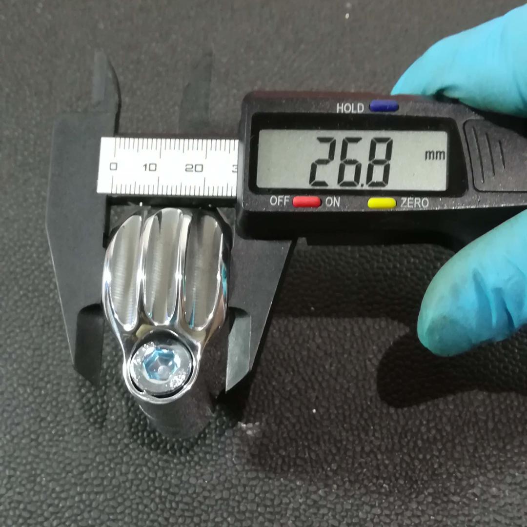 国内在庫検品済み 送料無料 アルミ削出し　ハンドル　ポスト　ライザー　１インチ