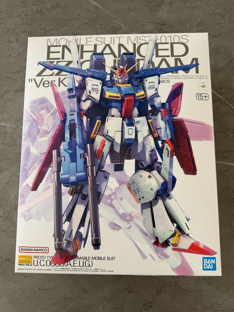 MG 1/100 強化型ダブルゼータガンダム Ver.Ka ZZガンダム