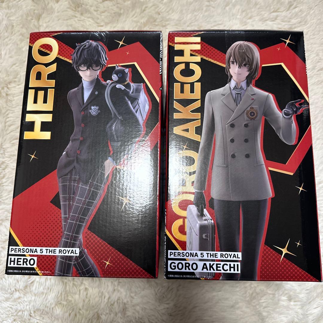 一番くじ ペルソナ5 ザ・ロイヤル A賞主人公 B賞明智五郎 フィギュアセット