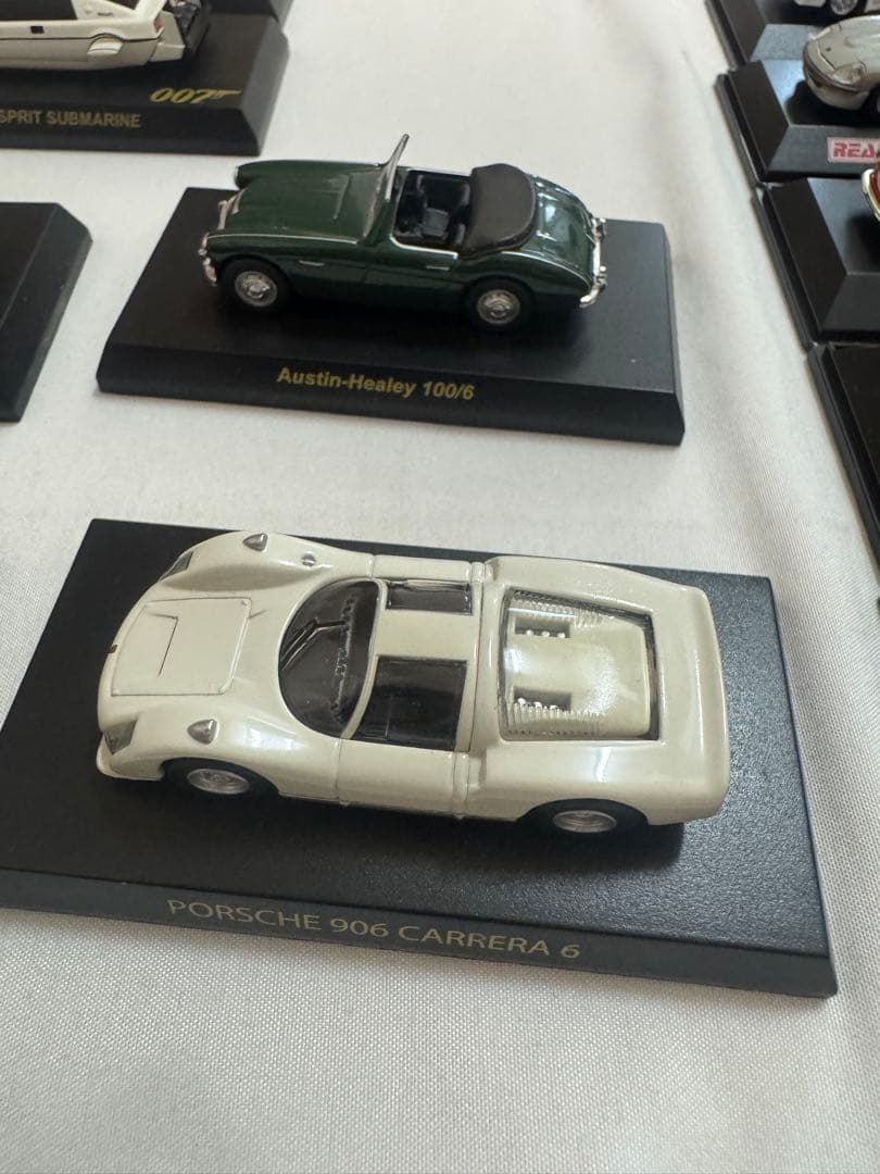 台座付きミニカーまとめ売り　絶版名車コレクション　京商　REAL-X ポルシェ