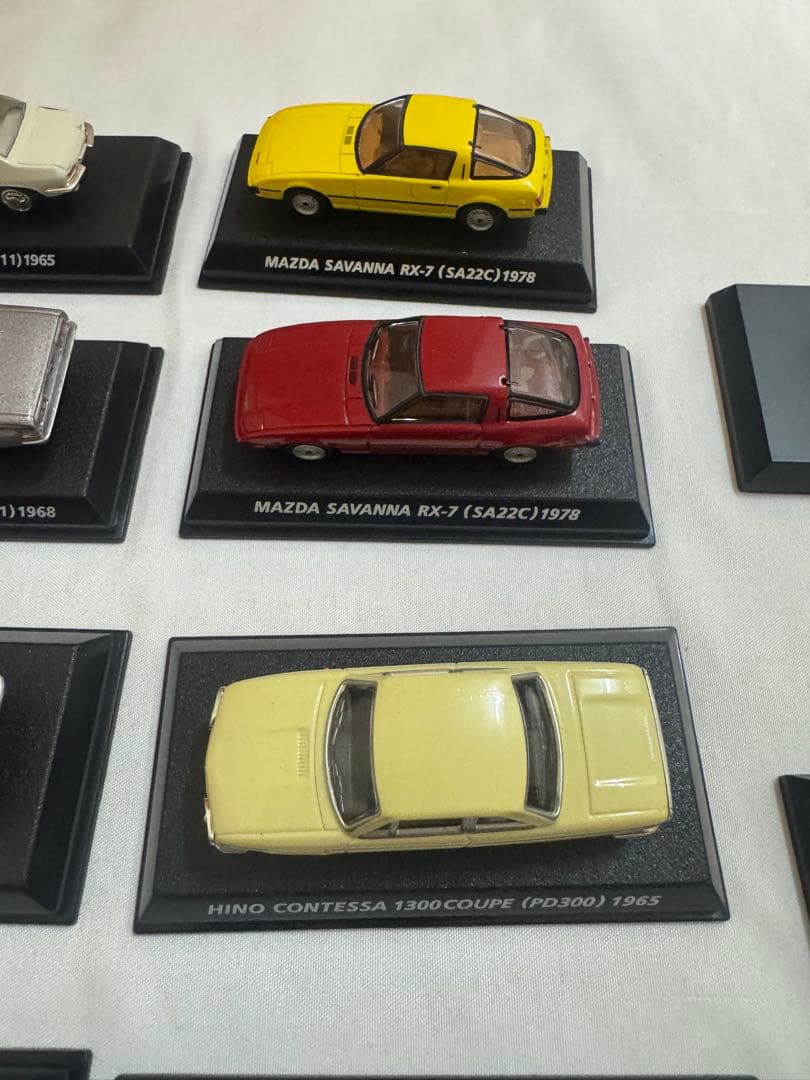 台座付きミニカーまとめ売り　絶版名車コレクション　京商　REAL-X ポルシェ