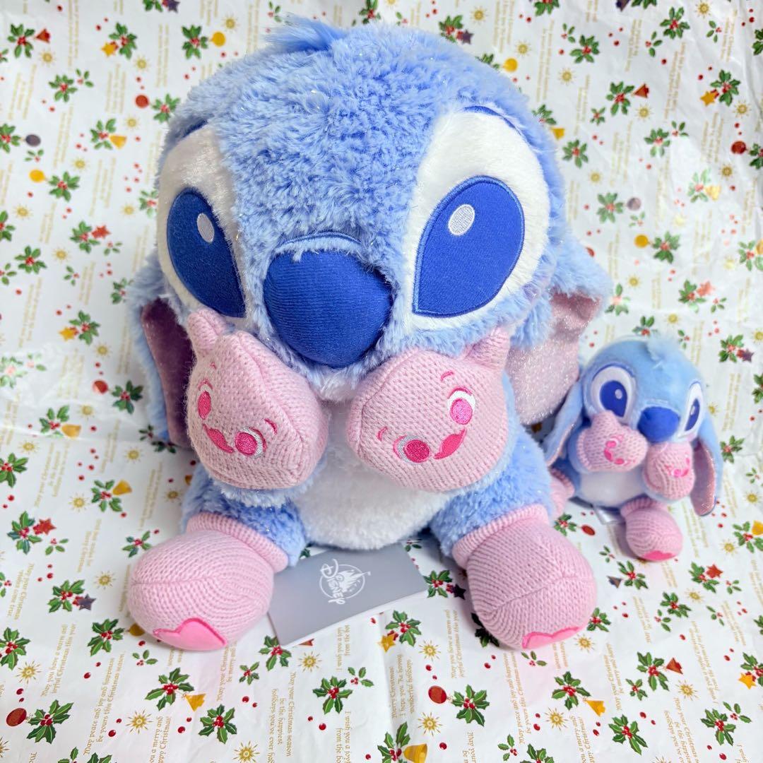 ディズニーストア　スティッチ　ぬいぐるみ&キーチェーン