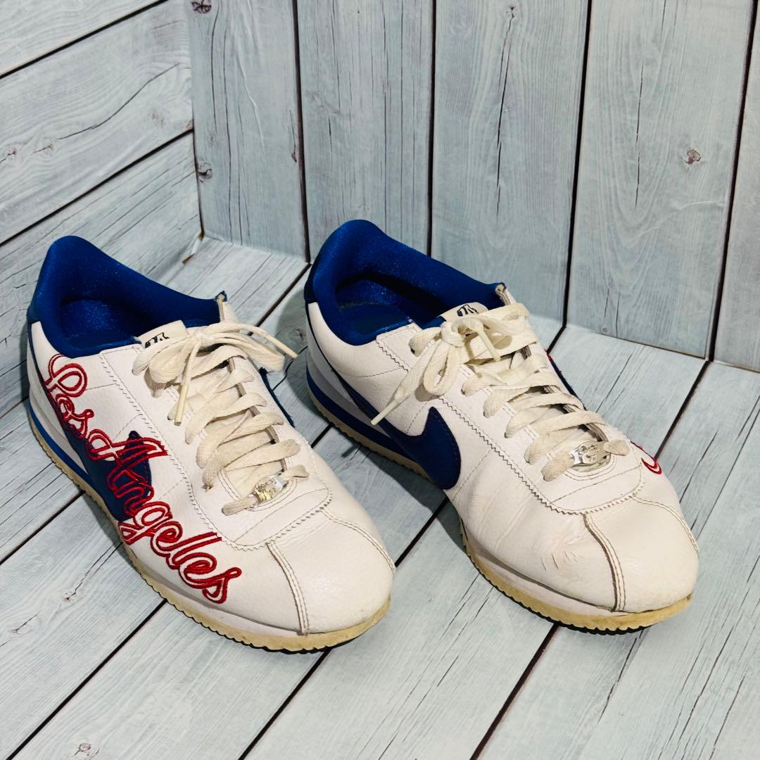 ナイキ コルテッツ ロサンゼルス ドジャース ホワイト/レッド 28.5cm