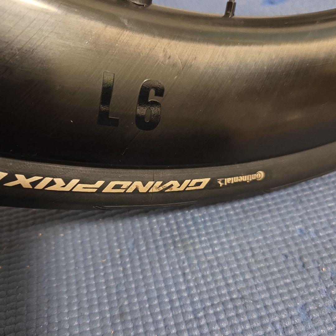【未使用に近い】8lien L6Wカーボンホイール|GPタイヤ新品同様|即走行可