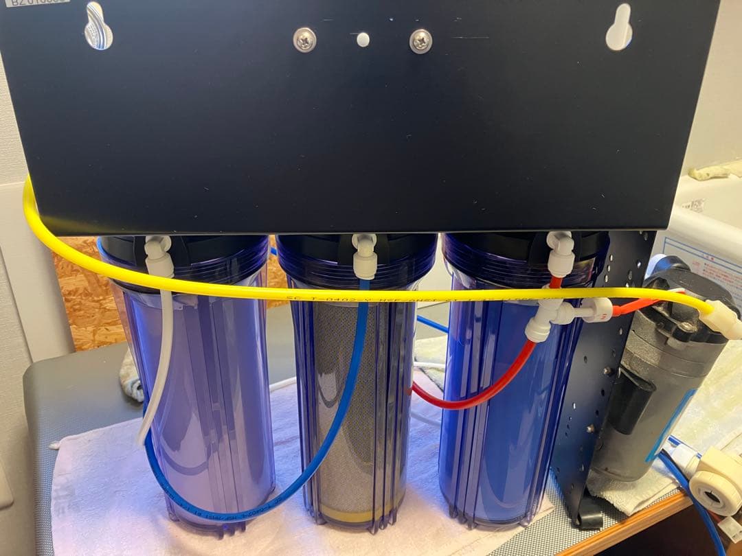 AQUAGEEK アクアギーク　クロノスレイン　RO浄水器　加圧ポンプ付き