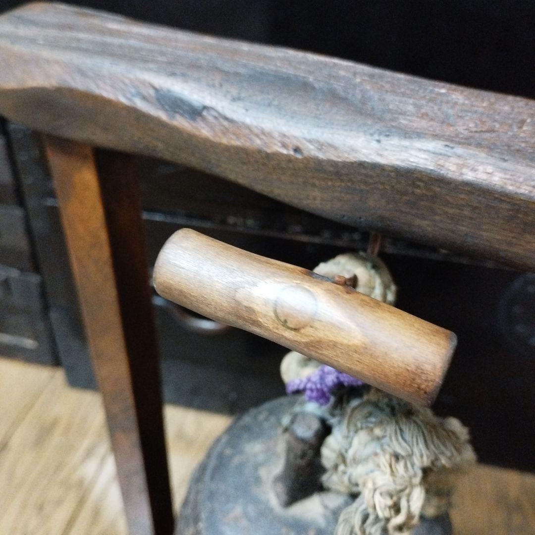 茶道具　鐘　喚鐘　撞木付